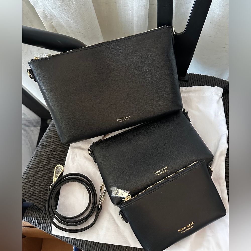 Mina Baie Leather Mia Pouch Set
